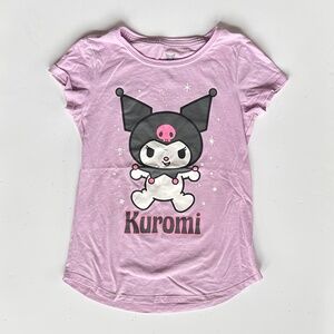 Sanrio Kuromi Lavender Graphic T-Shirt – Size L (10–12)